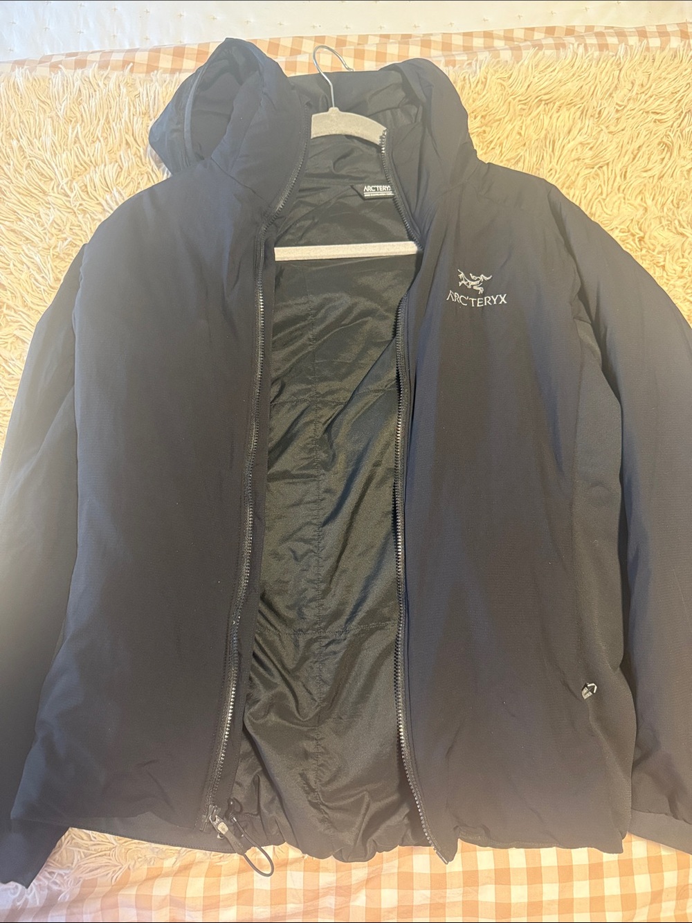 Arc'teryx Black Hooded Atom Jacket